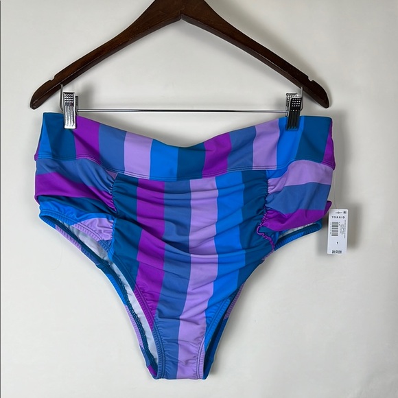 NWT Torrid Blue and Purple Bikini Swimwear 2 Piece - Picture 5 of 15